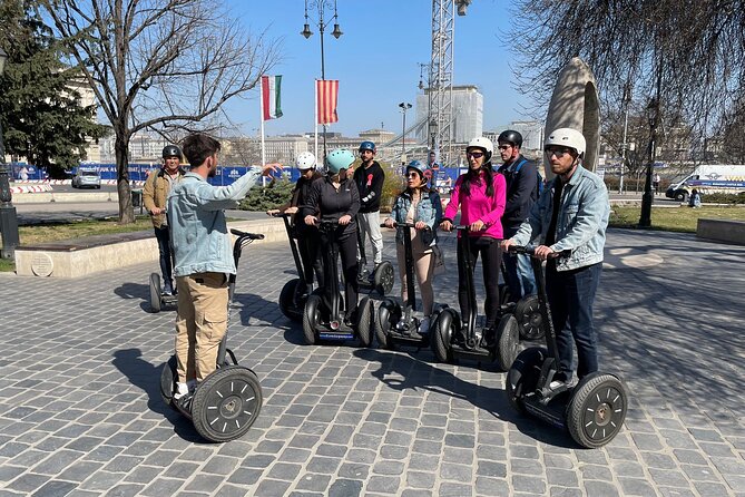1.5 Hour Budapest Segway Tour - To The Castle Area - Clark Adam Square and the Chain Bridge: the perfect pause before the castle climb