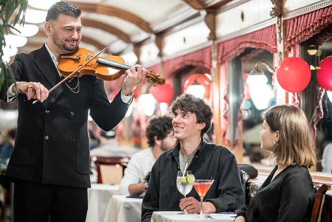 10PM Budapest Danube Cruise with Live Music & Food or Drinks - Live music on the Danube: Hungarian folk in a small, lively setting