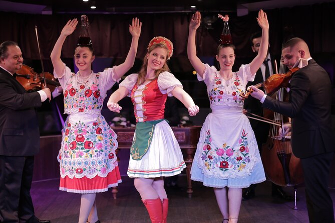4 Course Dinner Cruise with Operetta, Folk Show and Welcome Drink - Castle District Night Views: Bazaar Gardens Up on the Hill