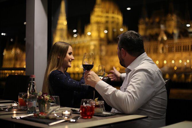 4 Course Dinner Cruise with Operetta, Folk Show and Welcome Drink - Liberty Bridge, Petőfi Bridge, and the Big Theatre Moment