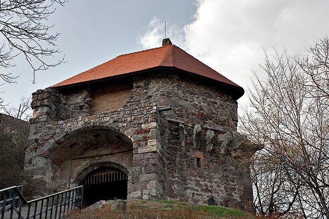 Along the shore of Danube river, private tour - Esztergom old-town pause for baroque facades and a fountain