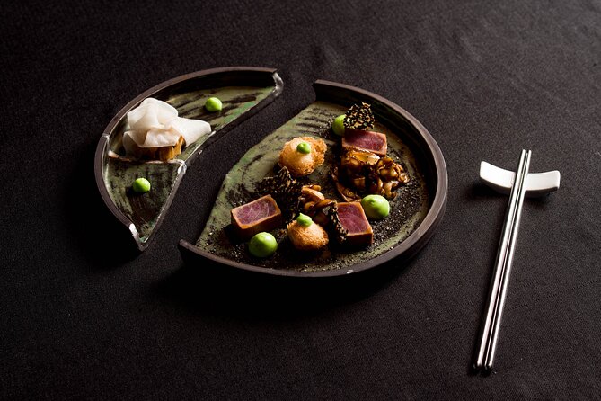 Audio visual multi-sensory chefs journey dinner experience - USA main and Brazil dessert: the finale you’ll remember