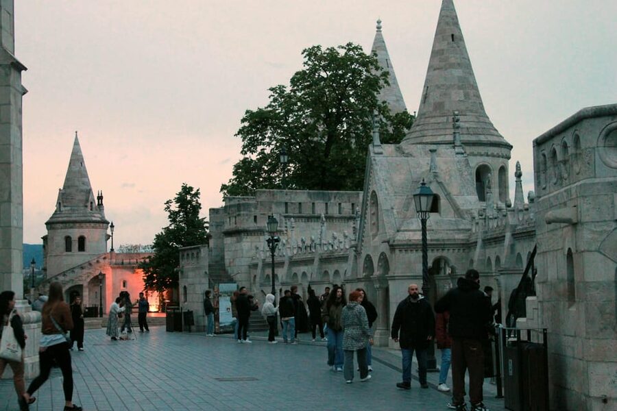 BloodThirsty Hungary: Walking tour & Dark Historical Stories - Funicular views and Sándor Palace passes: pacing on Castle District hills