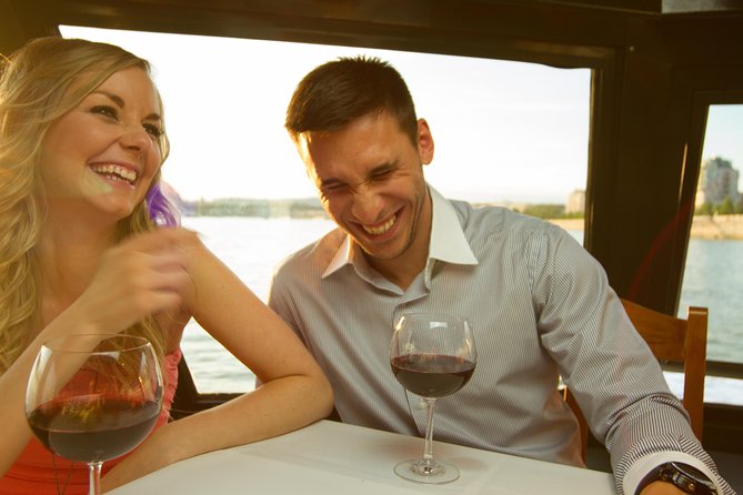 Booze Cruise Budapest Sightseeing Danube Cruise - Passing Under Széchenyi Chain Bridge (The Photo You Came For)