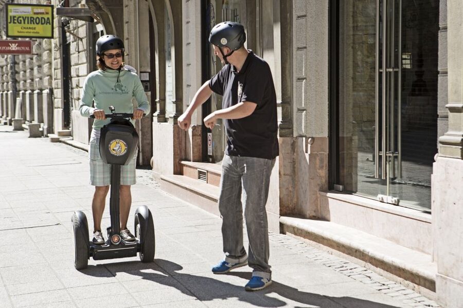 Budapest: 1-Hour Private Segway Tour - First ride: training on the Segway in central Budapest