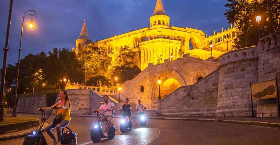 Budapest: Buda Castle E-Scooter Evening Tour - Meeting at E-Magine: Getting Comfortable Before You Roll