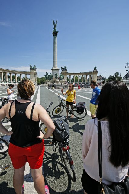 Budapest: City Bike Tour with Coffee Stop - Across the Margit Bridge to the Danube line: the bridges make it click