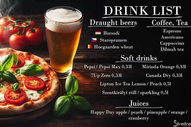 Budapest Danube Pizza Cruise with Welcome Drink - On-board vibe: music instead of clear commentary