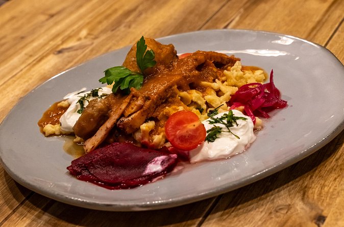 Budapest Dinner with a Local: 4-Course Meal with Wine & Palinka - Beef goulash with paprika: from shepherd food to symbol