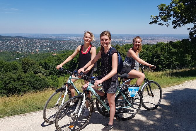Budapest E-Mountain Biking in Buda Hills - Top of Budapest - Janoshegy dirt-and-pavement loop, then the descent