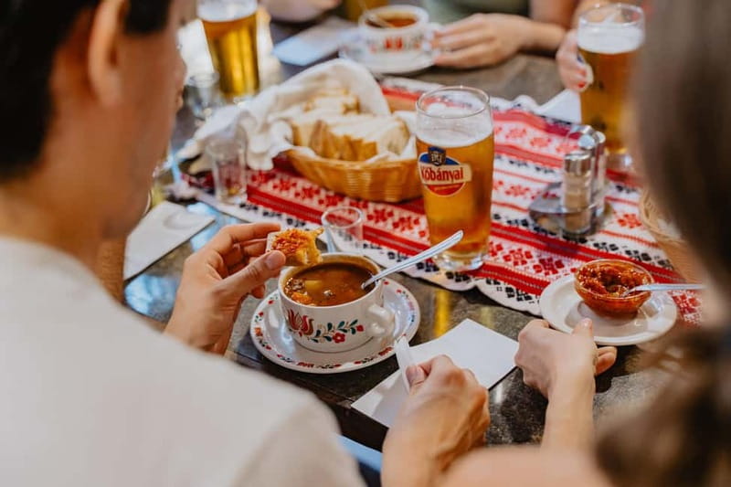 Budapest: Food Tour Market to Tavern: 14+ Tasters & Wines - Morning vs evening sessions: 11:30 AM and 5:00 PM