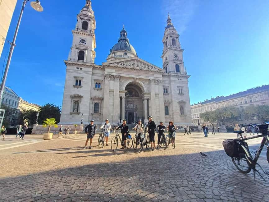 Budapest: Guided Bike & E-bike Tour with a Goulash - Széchenyi Thermal Bath area: see the icon even if you don’t go inside