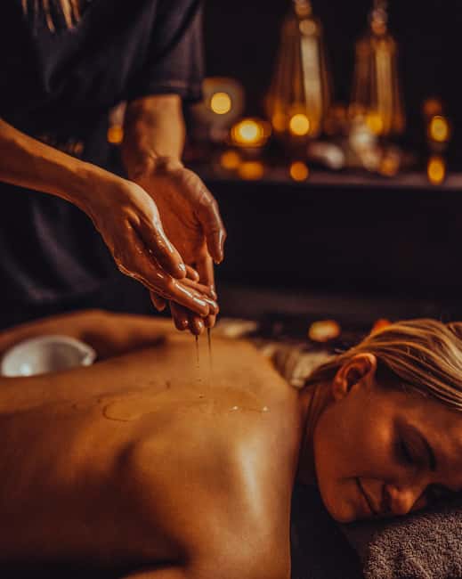 Budapest: Massage 60 min + Bath entry Mandala Day Spa - Infrared, steam cabin, and Finnish sauna: how the heat plan works