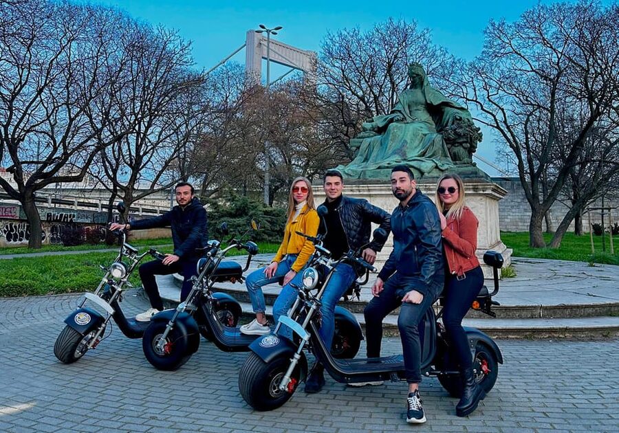 Budapest: Monster Bike Roller Guided City Tour - St. Stephen’s Basilica and Szabadság Square: Pest at electric-scooter speed