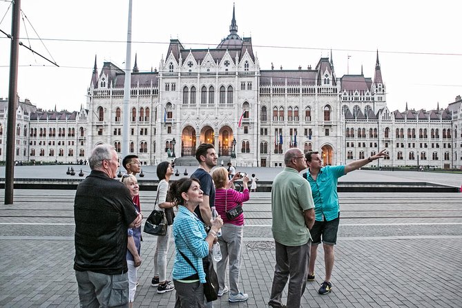 Budapest Night Walking Tour with Danube River Cruise - Szabadság tér to Parliament: The Communist-to-Modern Bridge
