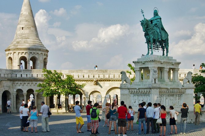 Budapest Orientation Walking Tour - King Matthias Fountain and Sándor Palace: short stops with context