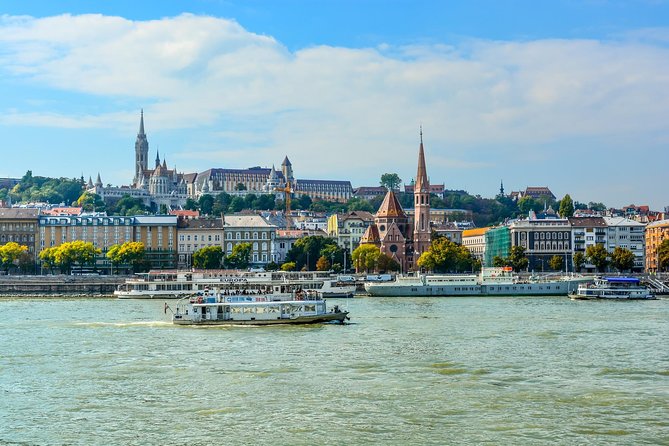 Budapest Private Luxury Sightseeing Tour with Guide and Transport - City Park icons: Széchenyi Bath area, Andrassy Avenue, and Opera House vibes