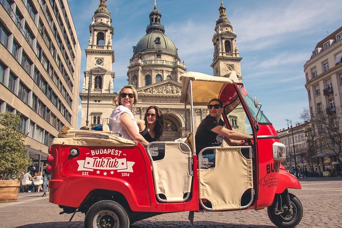 Budapest Private Tuk Tuk Half-Day Tour - The Danube memorial and Parliament photos: history you should slow down for