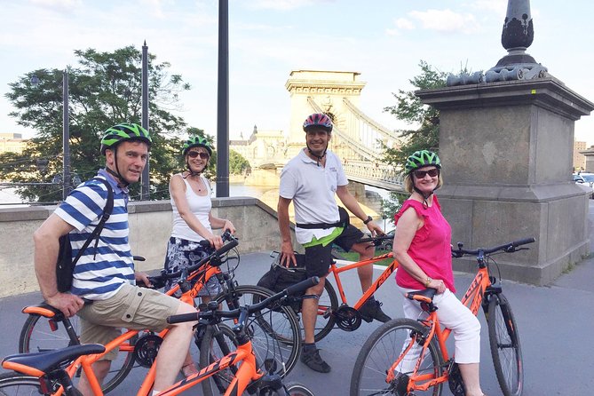 Budapest relaxed bicycle tour at sunset - March 15 Square (Marcius 15 ter): where history meets the river
