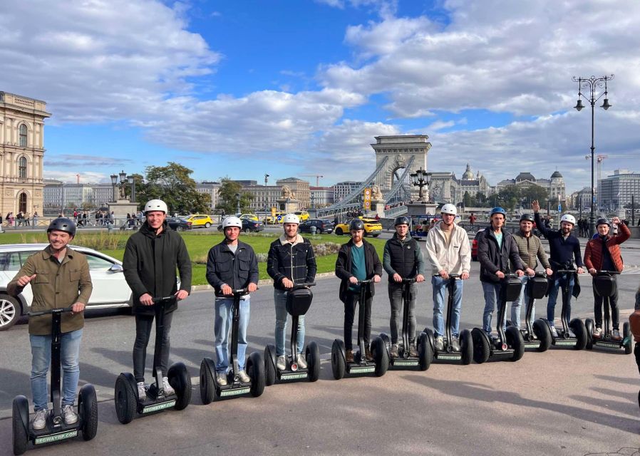 Budapest: Segway Grand City Tour (Buda + Margaret + Pest) 3h - Chain Bridge to Buda Castle: the ride up toward the skyline
