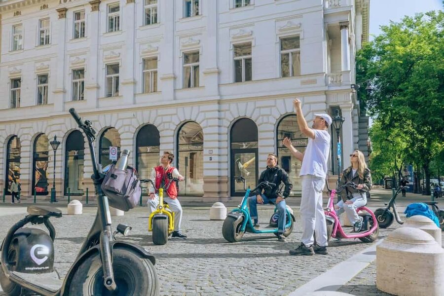 Budapest: Small-Group MonsteRoller E-Scooter Tours - St. Stephen’s Basilica and the Pest highlights: where the tour balances old and new