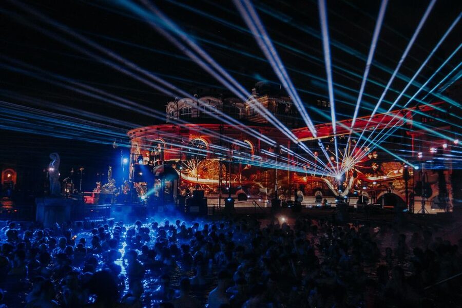 Budapest: Sparty - The Ultimate Late-Night Spa Party Ticket - The night’s flow: entry, changing, pools, and shows until 2 AM