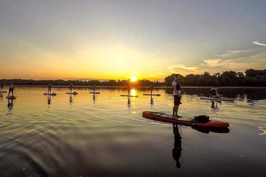 Budapest: Standup Paddleboarding Tour - From Lupa Island to Romai: the Danube sunset route and the views you’ll care about