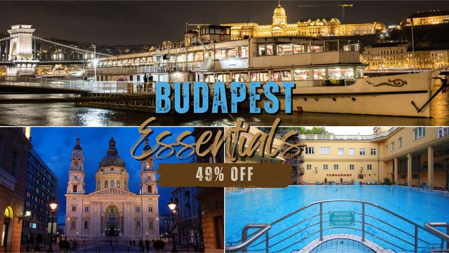 Budapest Super Saver: Spa, Basilica Tour, and Danube Cruise - Lukács Thermal Spa: your healing-water head start from 7AM