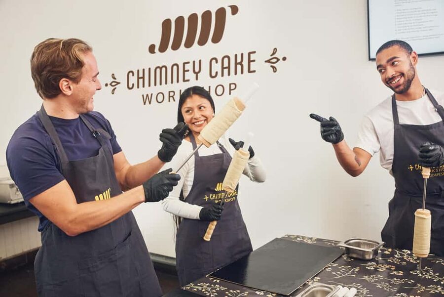 Budapest: Traditional Chimney Cake (Kürtőskalács) Workshop - Finding the White Door Next to Number 11