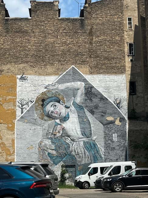 Budapest: Walking Tour with Chimney Cake & Polaroid Photos - Street art murals and the city’s everyday creativity
