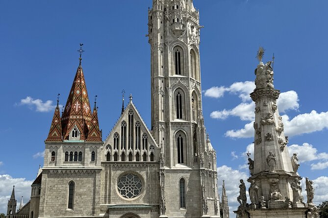 Gems of the Budapest Castle District Walking Tour - Pope Innocent XI, Sylvester II, and power statues in the courtyard air