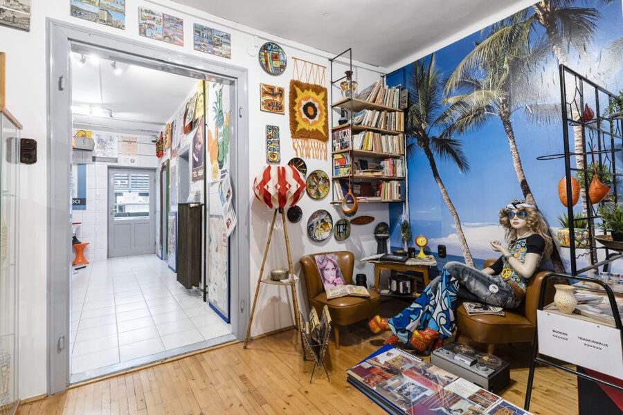 Hungary: Szentendre Retro Design Center Entry Ticket - 70s apartment rooms and music on the walls: the details that make it feel real