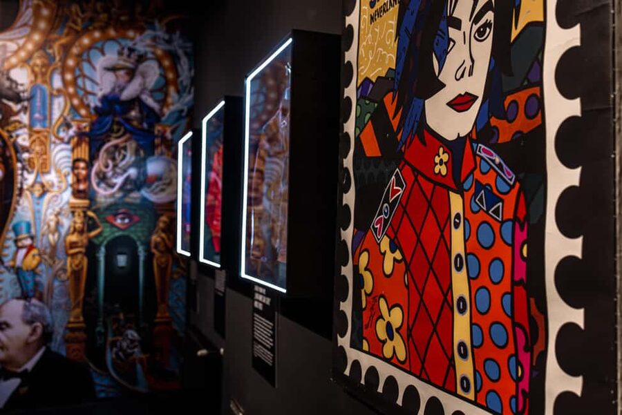Michael Jackson HIStory Exhibition Entry Ticket - Over 100 Original Memorabilia and Life-Size Statues