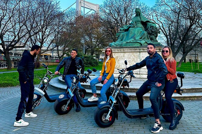 Monster Bike Sightseeing Tour – City Budapest on Electric Rollers - Clark Adam Square: the quick course on Chain Bridge and Buda Castle connections