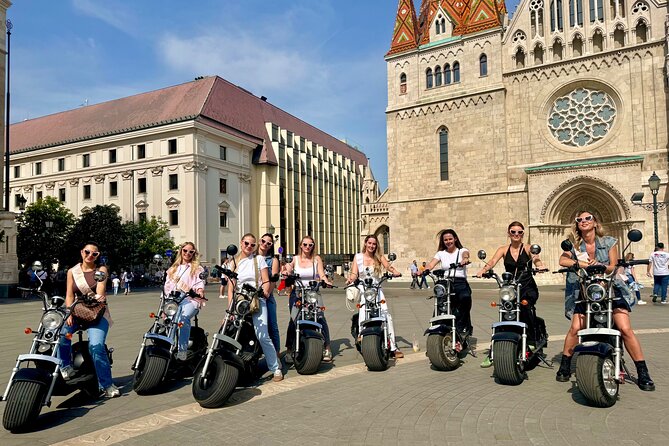 Monster Bike Sightseeing Tour – City Budapest on Electric Rollers - Fisherman’s Bastion: 10 minutes of photos with a bigger view payoff