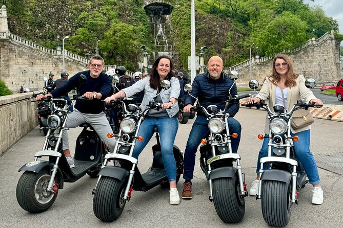 Monster Bike Sightseeing Tour – City Budapest on Electric Rollers - Hungarian Parliament Building and the Liberty Square to St. Stephen’s Basilica arc