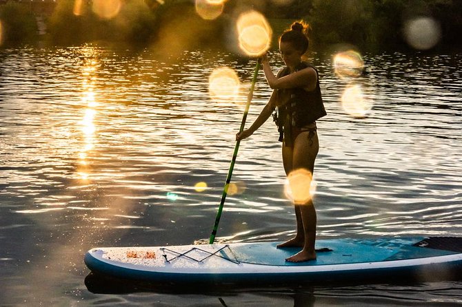 SUP Budapest: Sunset tour - Views From the Water: Parliament, Bridges, and That Sunset Glow