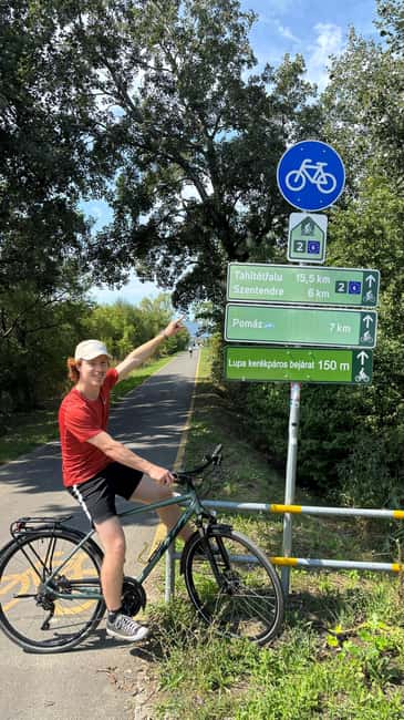 Szentendre by Bike: Self Guided Bike Rental Package! - Meeting point near Liberty Bridge and the Great Market Hall