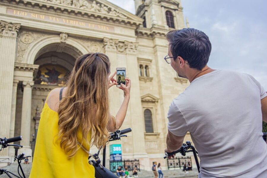 Top sights of Pest downtown on e-scooters incl. Parliament - Glide Your Way Through Pest’s Highlights in 90 Minutes